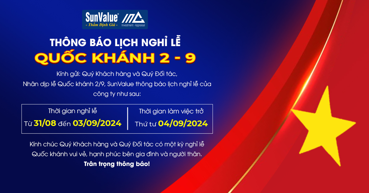 LỊCH NGHỈ QUỐC KHÁNH 2/9/2024 - THẨM ĐỊNH QUỐC TẾ ĐÔNG DƯƠNG