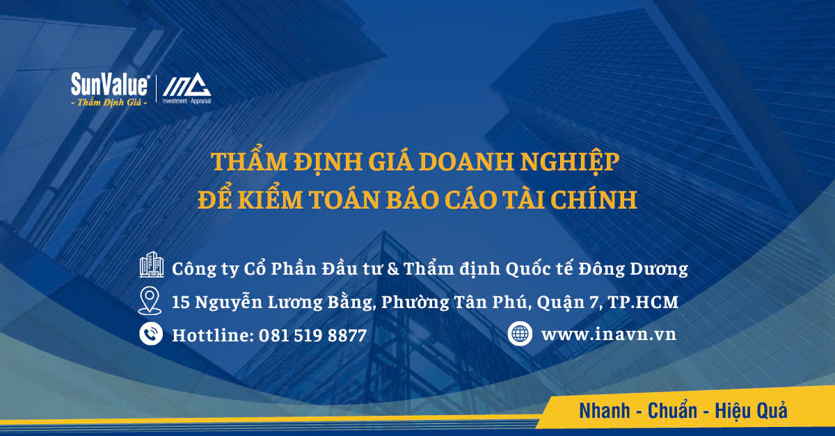 Thẩm định giá doanh nghiệp trong kiểm toán báo cáo tài chính